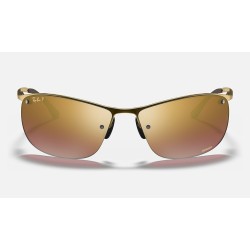RB3542 CHROMANCE
Lenses: Polarized Purple Chromance Mirror  +  Frame: Brown