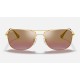 RB3543 CHROMANCE
Lenses: Polarized Purple Chromance Mirror  +  Frame: Gold