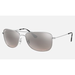 RB3543 CHROMANCE
Lenses: Polarized Silver Chromance Mirror  +  Frame: Silver