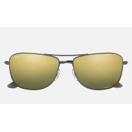 RB3543 CHROMANCE
Lenses: Polarized Green Chromance Mirror  +  Frame: Gunmetal