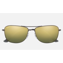 RB3543 CHROMANCE
Lenses: Polarized Green Chromance Mirror  +  Frame: Gunmetal