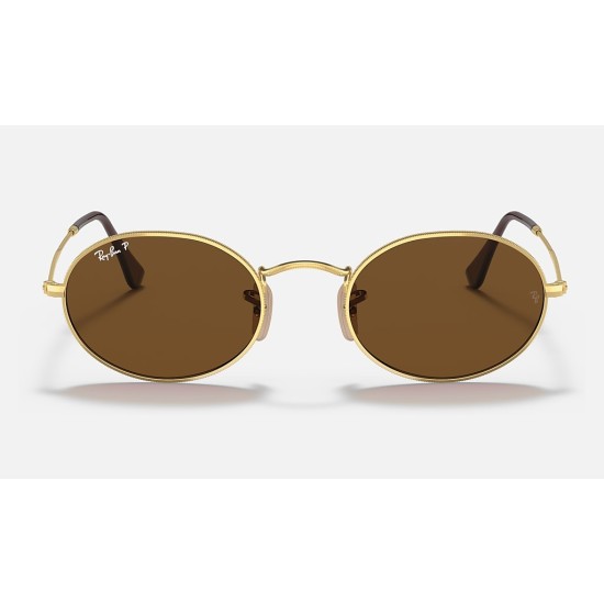 OVAL
Lenses: Polarized Grey Classic  +  Frame: Gold