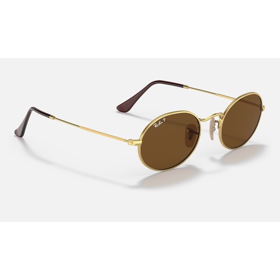 OVAL
Lenses: Polarized Grey Classic  +  Frame: Gold