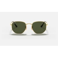 HEXAGONAL FLAT LENSES
Lenses: Polarized Green Classic G-15  +  Frame: Gold