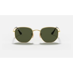 HEXAGONAL FLAT LENSES
Lenses: Polarized Green Classic G-15  +  Frame: Gold