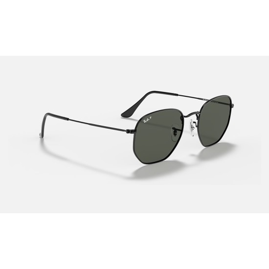 HEXAGONAL FLAT LENSES
Lenses: Polarized Green Classic  +  Frame: Black