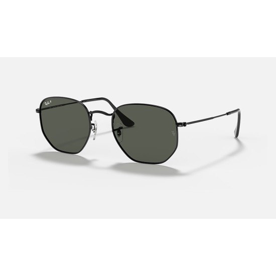 HEXAGONAL FLAT LENSES
Lenses: Polarized Green Classic  +  Frame: Black