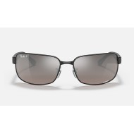 RB3566CH CHROMANCE
Lenses: Polarized Silver Chromance Mirror  +  Frame: Black