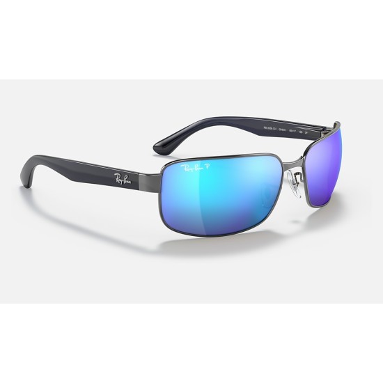RB3566CH CHROMANCE
Lenses: Polarized Blue Chromance Mirror  +  Frame: Gunmetal