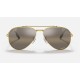 NEW AVIATOR
Lenses: Polarized Silver Brown Chromance Mirror  +  Frame: Legend Gold