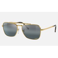 NEW CARAVAN
Lenses: Polarized Silver/Blue Chromance Mirror  +  Frame: Legend Gold