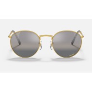NEW ROUND
Lenses: Polarized Silver/Grey Chromance Mirror  +  Frame: Legend Gold