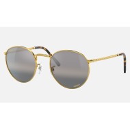 NEW ROUND
Lenses: Polarized Silver/Grey Chromance Mirror  +  Frame: Legend Gold