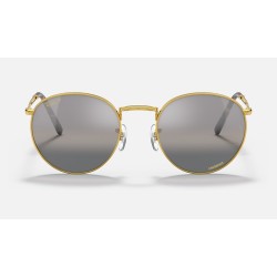 NEW ROUND
Lenses: Polarized Silver/Grey Chromance Mirror  +  Frame: Legend Gold