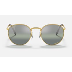 NEW ROUND
Lenses: Polarized Silver/Green Chromance Mirror  +  Frame: Legend Gold