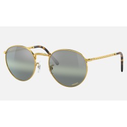 NEW ROUND
Lenses: Polarized Silver/Green Chromance Mirror  +  Frame: Legend Gold