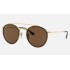 ROUND DOUBLE BRIDGE
Lenses: Polarized Brown Classic  +  Frame: Gold