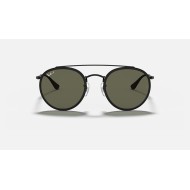 ROUND DOUBLE BRIDGE
Lenses: Polarized Green Classic  +  Frame: Black