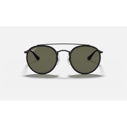 ROUND DOUBLE BRIDGE
Lenses: Polarized Green Classic  +  Frame: Black