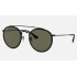 ROUND DOUBLE BRIDGE
Lenses: Polarized Green Classic  +  Frame: Black
