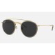 ROUND DOUBLE BRIDGE
Lenses: Polarized Black Classic  +  Frame: Shiny Gold
