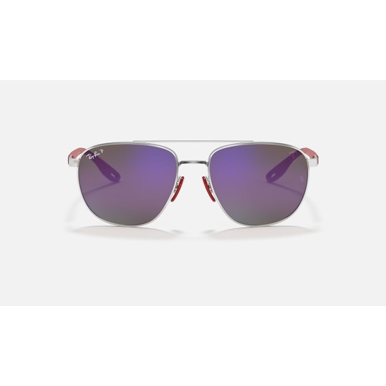 RB3659M SCUDERIA FERRARI COLLECTION
Lenses: Polarized Blue Chromance Mirror  +  Frame: Silver