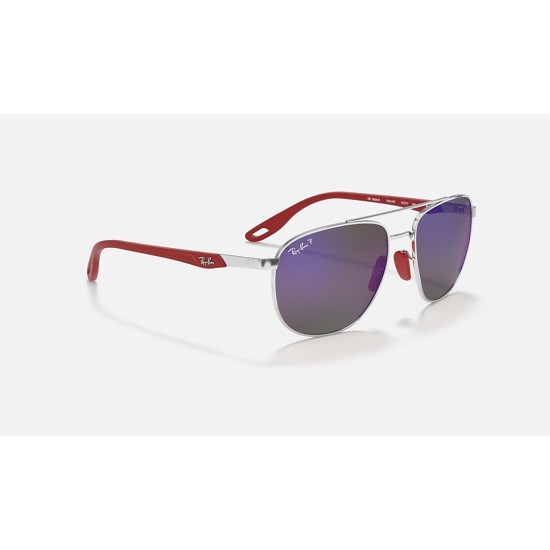 RB3659M SCUDERIA FERRARI COLLECTION
Lenses: Polarized Blue Chromance Mirror  +  Frame: Silver
