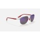 RB3659M SCUDERIA FERRARI COLLECTION
Lenses: Polarized Blue Chromance Mirror  +  Frame: Silver