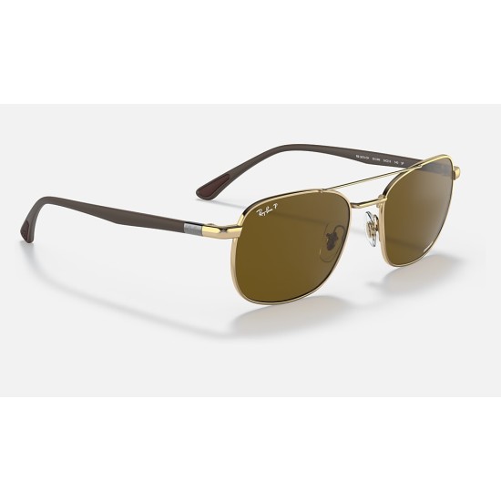 RB3670 CHROMANCE
Lenses: Polarized Brown Classic  +  Frame: Gold