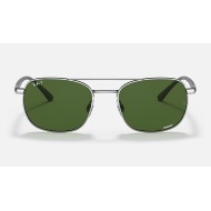 RB3670CH CHROMANCE
Lenses: Polarized Dark Green Classic  +  Frame: Silver