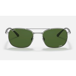 RB3670CH CHROMANCE
Lenses: Polarized Dark Green Classic  +  Frame: Silver