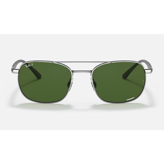 RB3670CH CHROMANCE
Lenses: Polarized Dark Green Classic  +  Frame: Silver