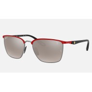 RB3673M SCUDERIA FERRARI COLLECTION
Lenses: Polarized Silver Chromance Mirror  +  Frame: Red