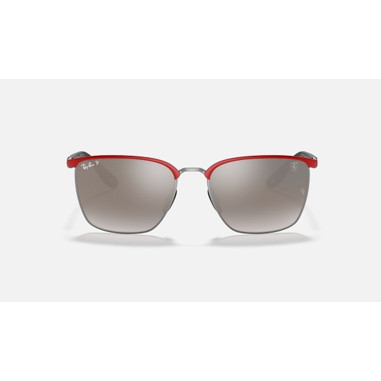 RB3673M SCUDERIA FERRARI COLLECTION
Lenses: Polarized Silver Chromance Mirror  +  Frame: Red