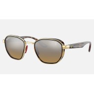 RB3674M SCUDERIA FERRARI COLLECTION
Lenses: Polarized Brown Chromance Mirror  +  Frame: Shiny Gold