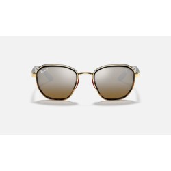 RB3674M SCUDERIA FERRARI COLLECTION
Lenses: Polarized Brown Chromance Mirror  +  Frame: Shiny Gold