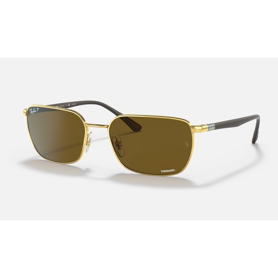 RB3684CH CHROMANCE
Lenses: Polarized Brown Classic  +  Frame: Gold
