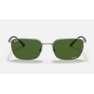 RB3684CH CHROMANCE
Lenses: Polarized Dark Green Classic  +  Frame: Silver