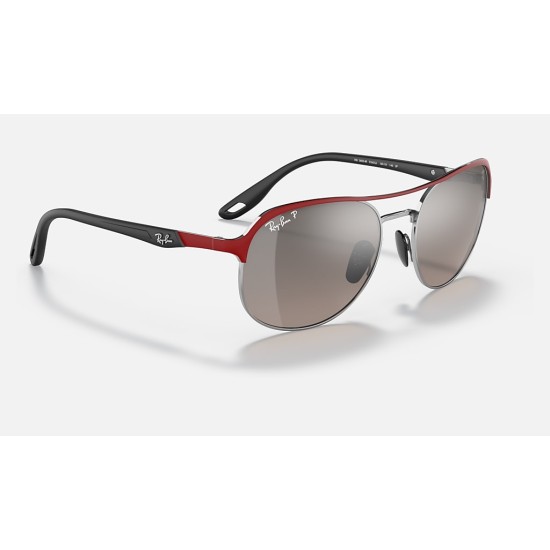 RB3685M SCUDERIA FERRARI COLLECTION
Lenses: Polarized Silver Chromance Mirror  +  Frame: Red