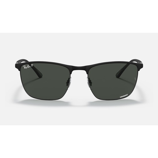 RB3686 CHROMANCE
Lenses: Polarized Dark Grey Chromance Classic  +  Frame: Matte Black On Black