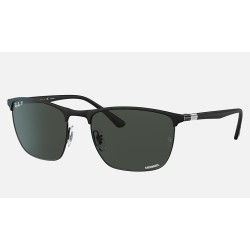RB3686 CHROMANCE
Lenses: Polarized Dark Grey Chromance Classic  +  Frame: Matte Black On Black