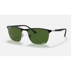 RB3686 CHROMANCE
Lenses: Polarized Dark Green Chromance Classic  +  Frame: Black On Silver