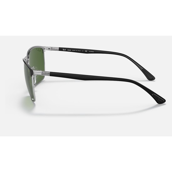 RB3686 CHROMANCE
Lenses: Polarized Dark Green Chromance Classic  +  Frame: Black On Silver