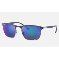 RB3686 CHROMANCE
Lenses: Polarized Blue Chromance Mirror  +  Frame: Blue On Gunmetal