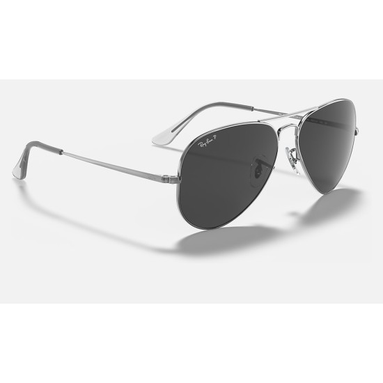 AVIATOR METAL II
Lenses: Polarized Black Classic  +  Frame: Gunmetal