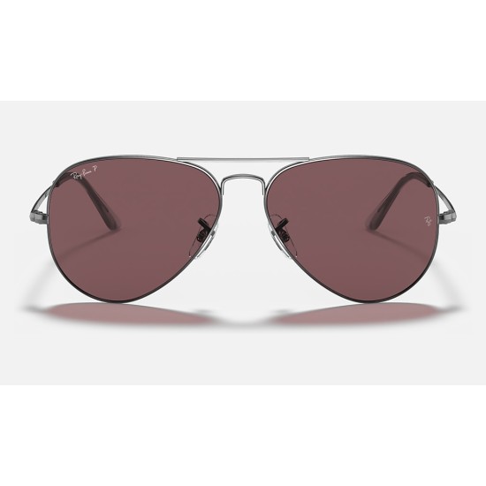 AVIATOR METAL II
Lenses: Polarized Violet Classic  +  Frame: Gunmetal