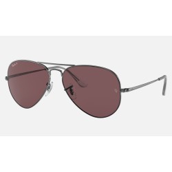 AVIATOR METAL II
Lenses: Polarized Violet Classic  +  Frame: Gunmetal