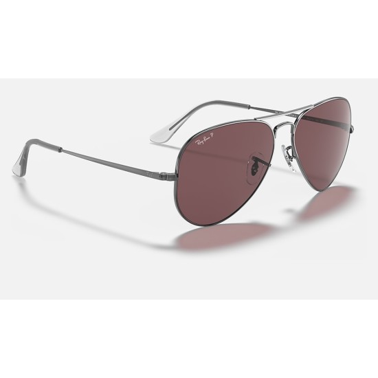 AVIATOR METAL II
Lenses: Polarized Violet Classic  +  Frame: Gunmetal