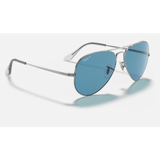 AVIATOR METAL II
Lenses: Polarized Blue Classic  +  Frame: Gunmetal