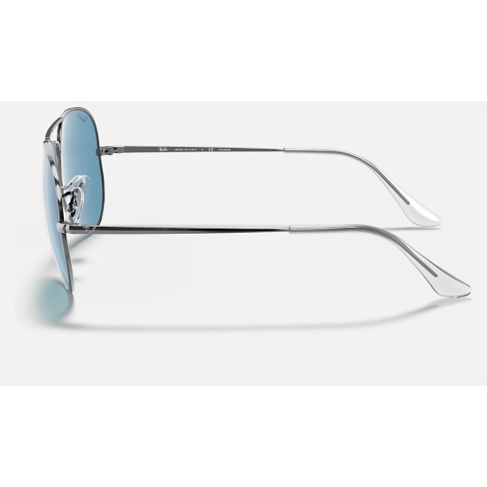 AVIATOR METAL II
Lenses: Polarized Blue Classic  +  Frame: Gunmetal